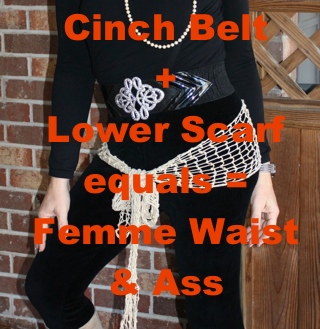 Cinch Belt &#38; Lower Scarf